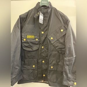 BARBOUR INTERNATIONAL ORIGINAL WAX JACKET in Black MSRP$500 Great Reviews